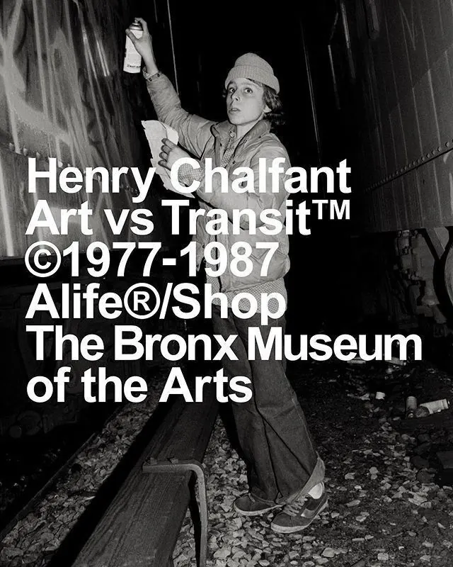 Henry Chalfant Arts Transit Poster, brutalist, monochrome, monochrome