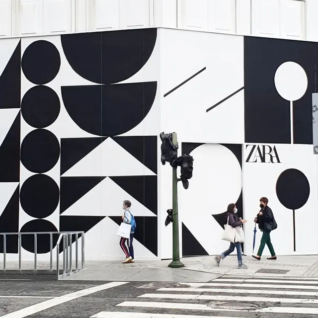 Geometric Identity Mockup, minimal, swiss, monochrome