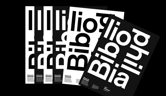 Bibliotheca Wordmark Identity System, minimal, swiss, high-contrast