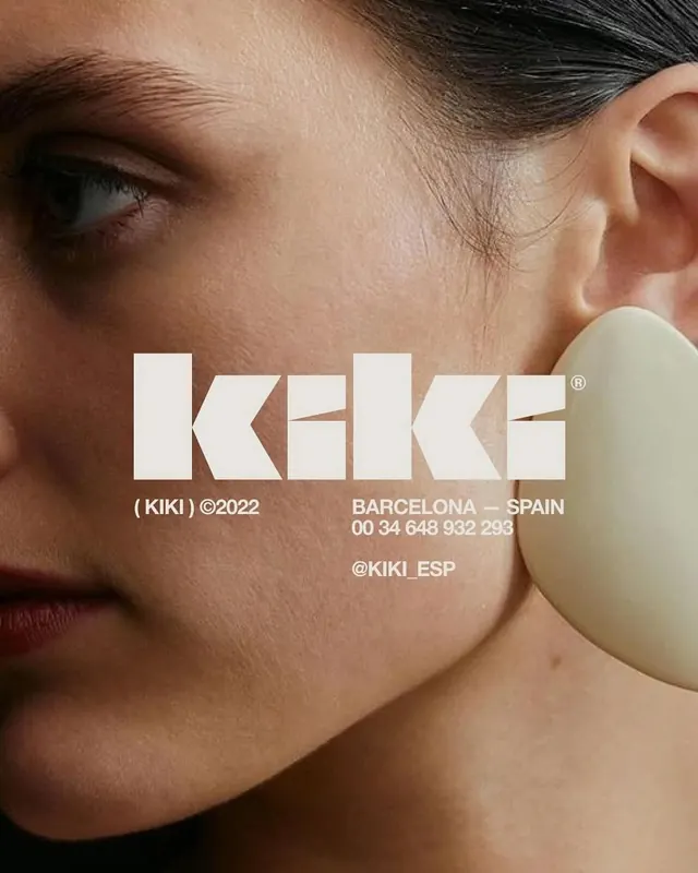 Kike Brand Identity Mockup, minimal, editorial, high-contrast