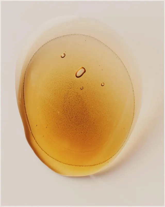 Amber Liquid Drop, minimal, organic, warm