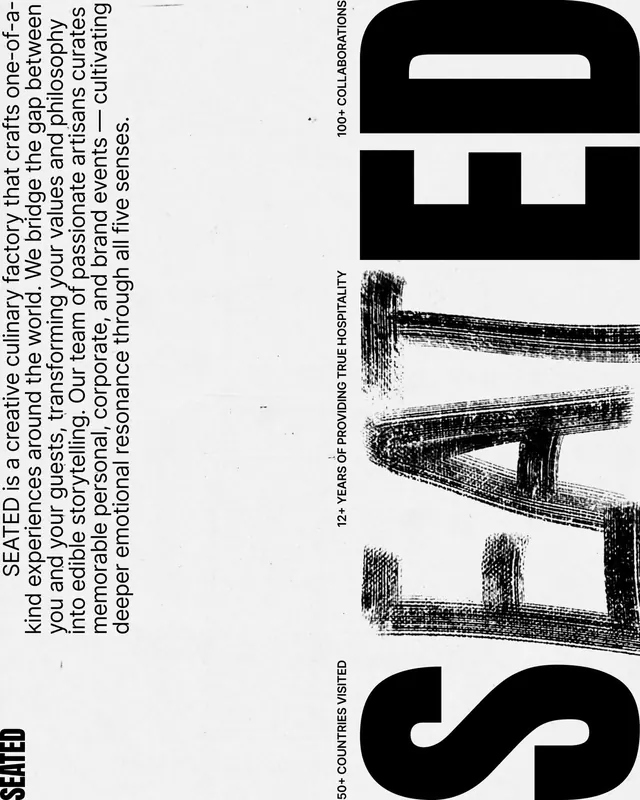Vertical Typography Layout, swiss, brutalist, high-contrast