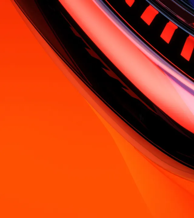 Abstract Orange and Black Gradient Curve, gradient-heavy, geometric, vibrant