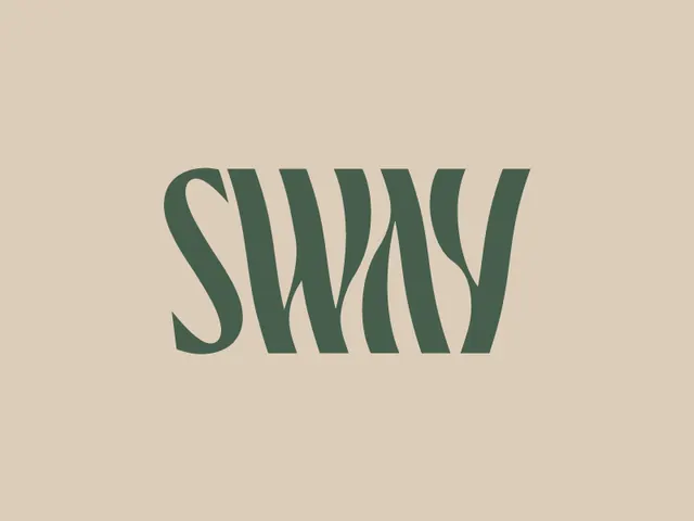 SWAY Wordmark, minimal, geometric, dark