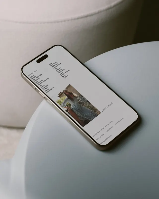 Smartphone UI Mockup with Travel App Interface, minimal, corporate-clean, light