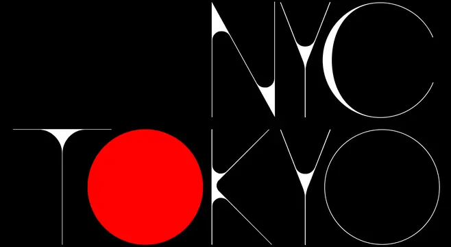 Tokyo Wordmark Design, minimal, swiss, high-contrast