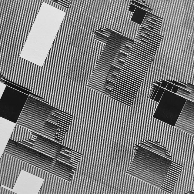 Abstract Geometric Pattern, minimal, brutalist, monochrome