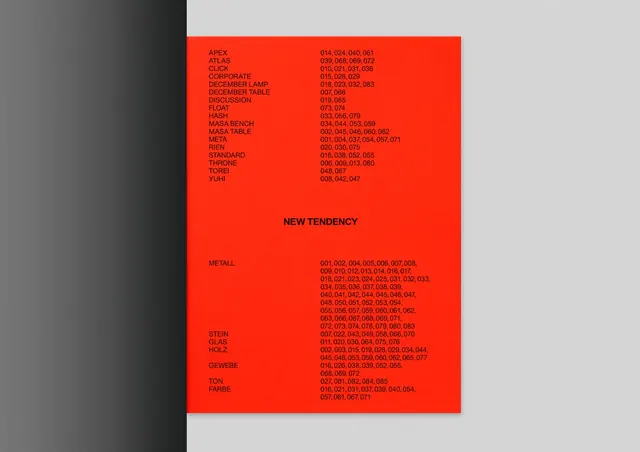 Red Typography Layout, minimal, swiss, vibrant