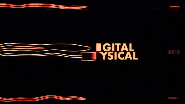 Digital Physical Identity Concept, minimal, dark-mode, dark
