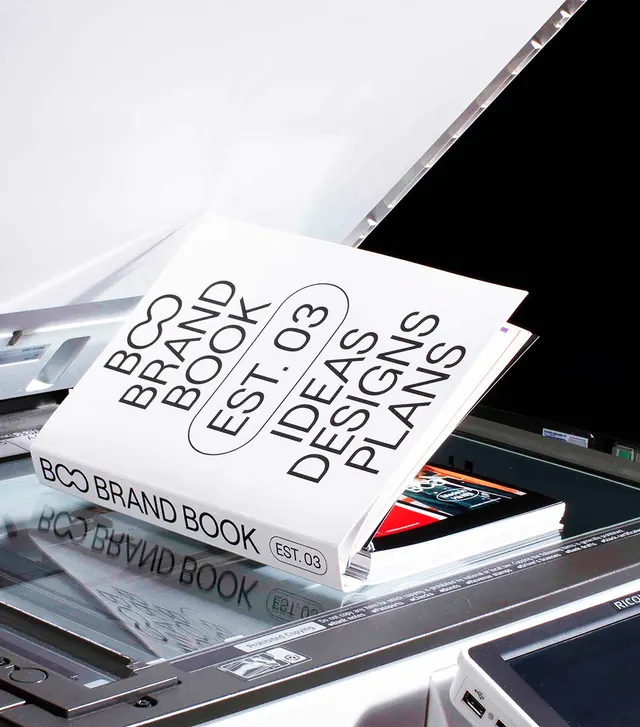 B2C Brand Book Mockup, minimal, swiss, light