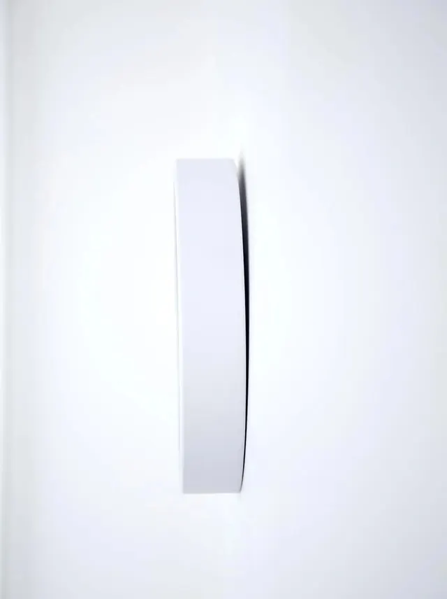 Minimalist White Vertical Rectangle, minimal, flat, monochrome