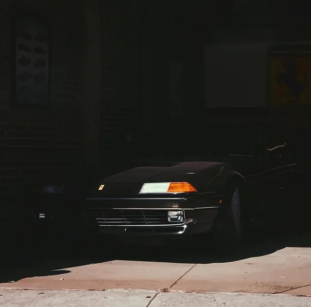 Dark Street Car Photography, dark-mode, photographic, dark