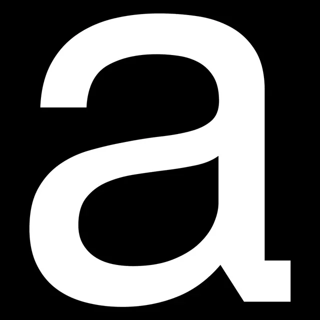Lowercase 'a' Type Specimen, minimal, swiss, monochrome