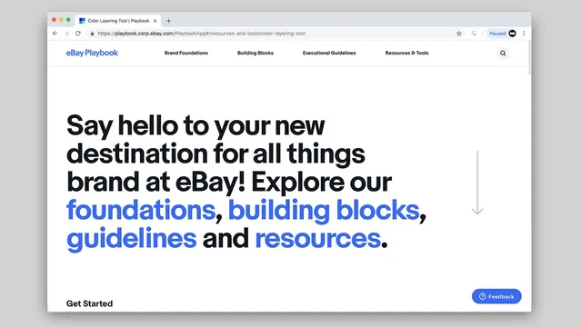 Brand Identity Resource Landing Page, minimal, corporate-clean, high-contrast