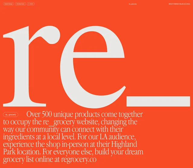 re. Marketplace Brand Identity, minimal, swiss, vibrant