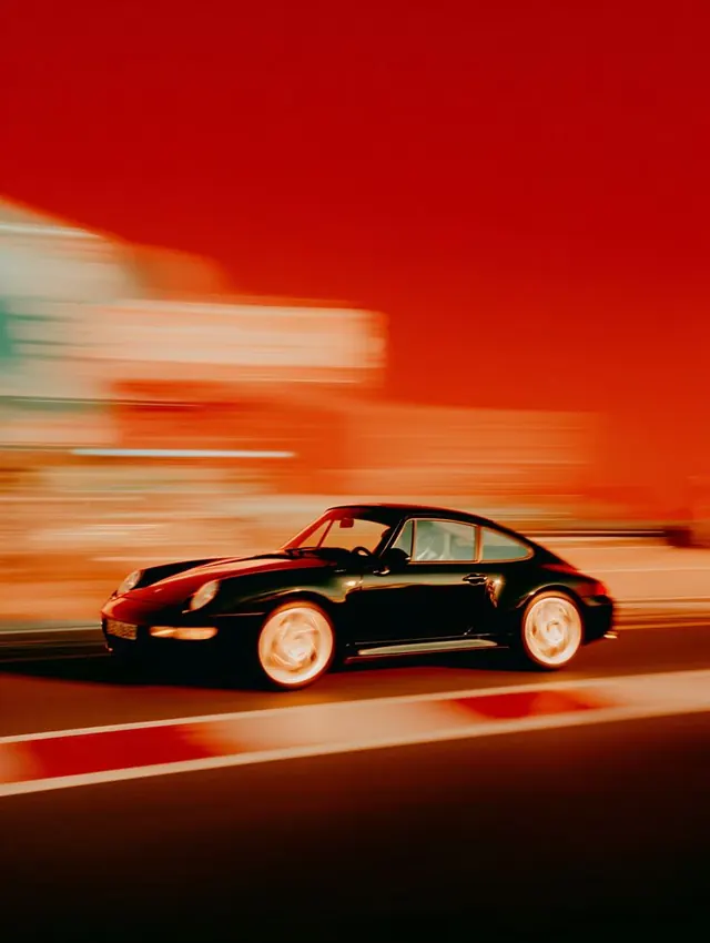 Motion Blur Car Photography, photographic, abstract, vibrant