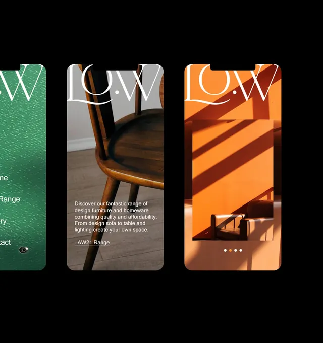 Wordmark and Layout Design Exploration, minimal, swiss, dark