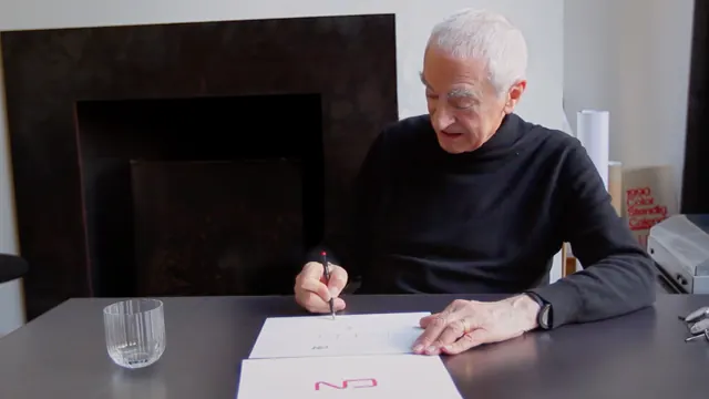 Elderly Man Writing on Paper, photographic, minimal, dark