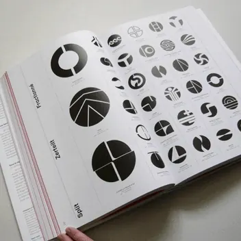 Geometric Data Visualization Spread, minimal, swiss, monochrome
