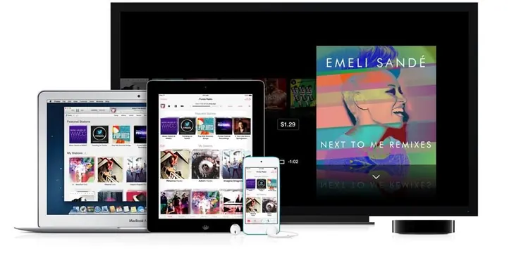 Multi-Device App Interface Mockup, flat, minimal, vibrant