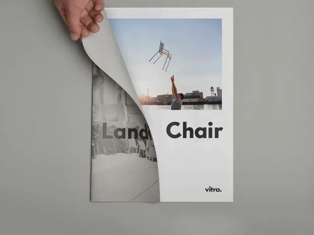 Vira Chair Editorial Mockup, minimal, swiss, light