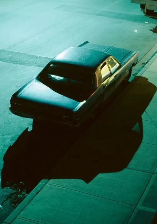 Vintage Car Shadow Play, retro, photographic, cool