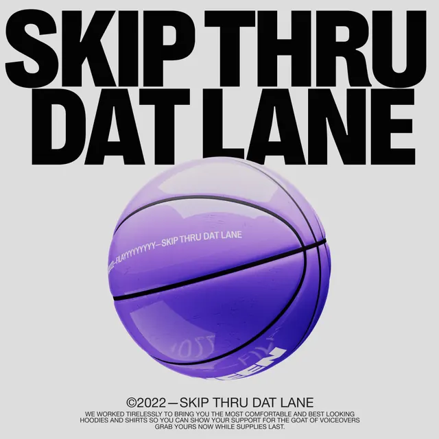 Skip Thru Dat Lane Branding, brutalist, neo-brutalist, high-contrast