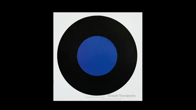 Vinyl Record Graphic, minimal, geometric, high-contrast