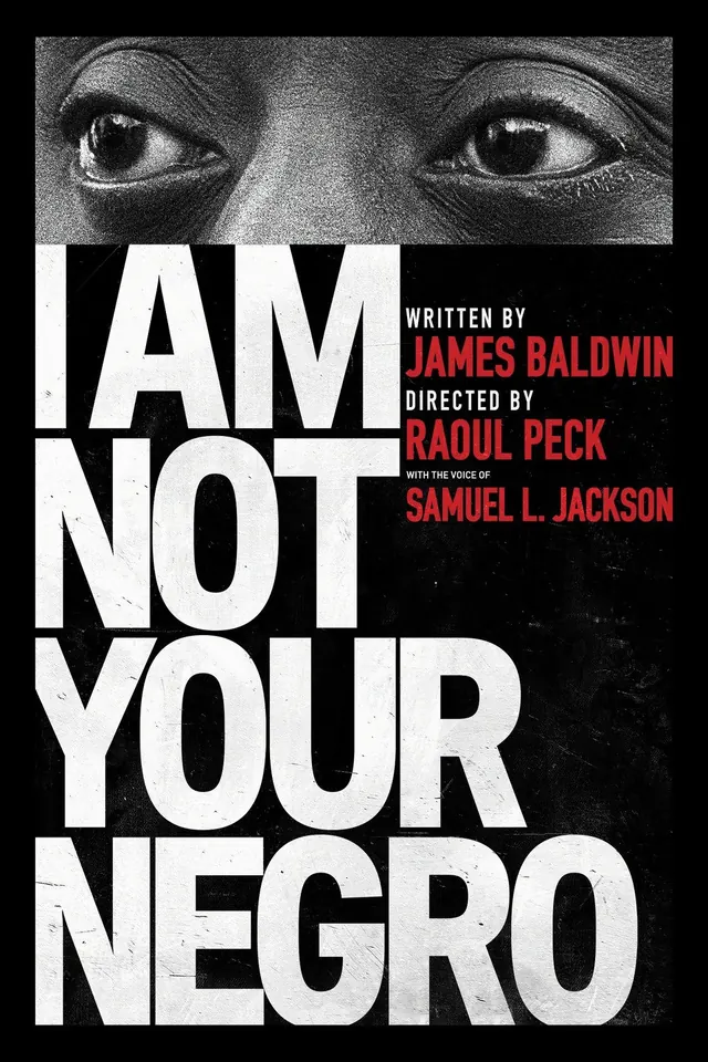 I Am Not Your Negro Poster Design, brutalist, monochrome, monochrome