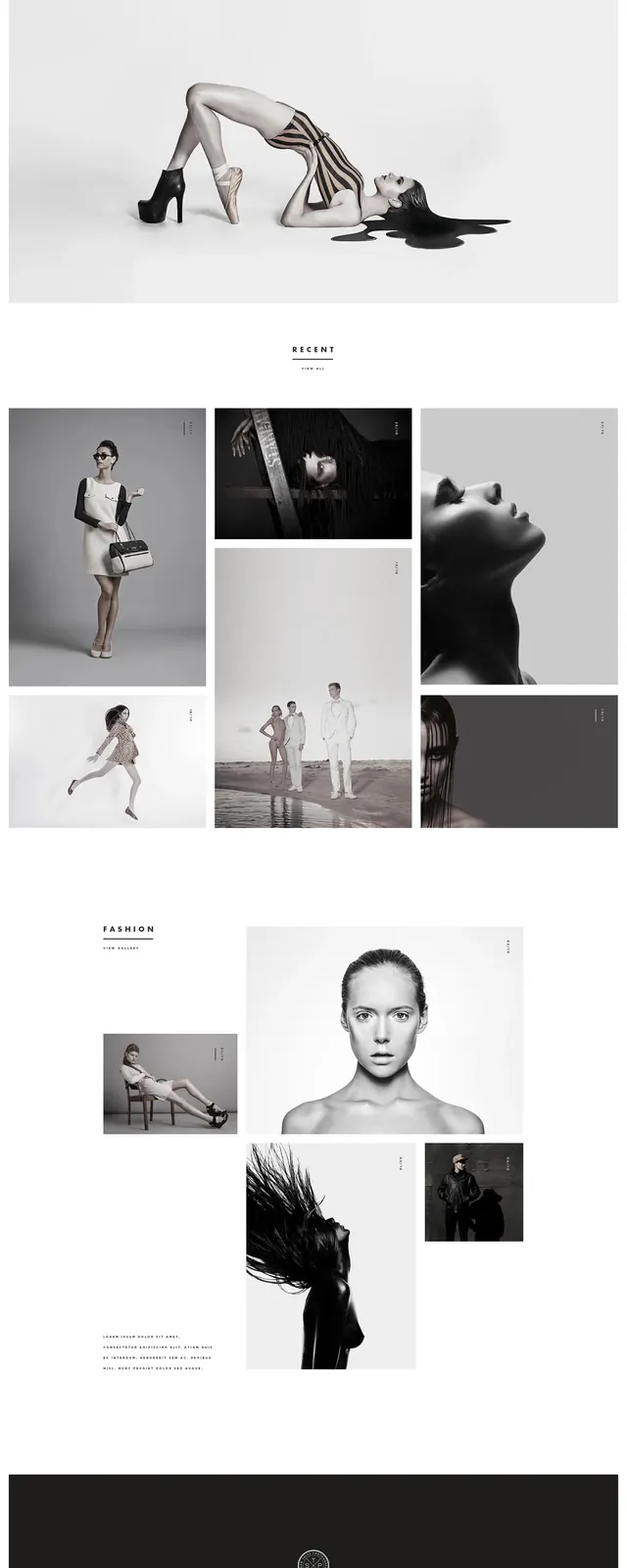 Minimalist Editorial Layout Design, minimal, swiss, monochrome