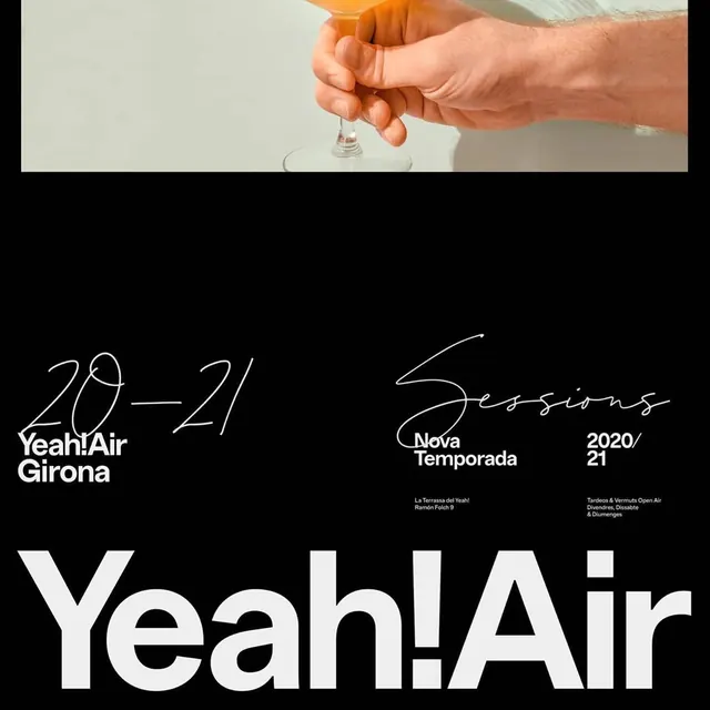 Yeah!Air Identity and Editorial Layout, minimal, editorial, dark