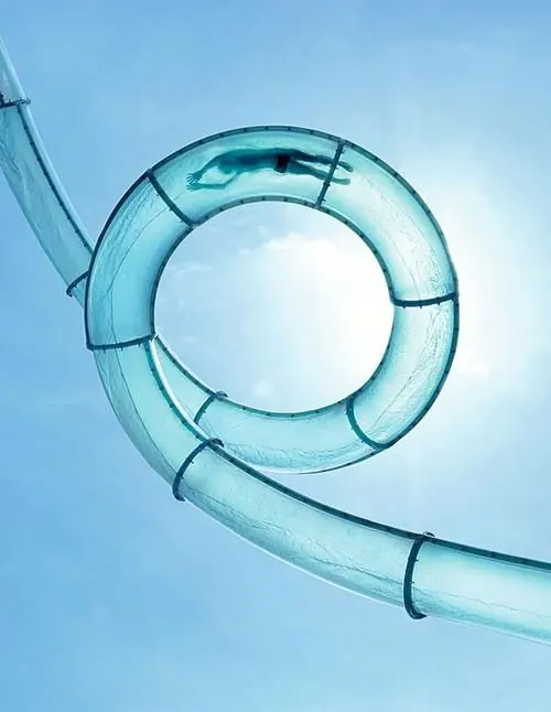 3D Glass Tube Loop, glassmorphism, minimal, light