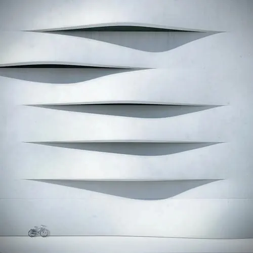 Abstract Architectural Wall Cutouts, minimal, geometric, monochrome