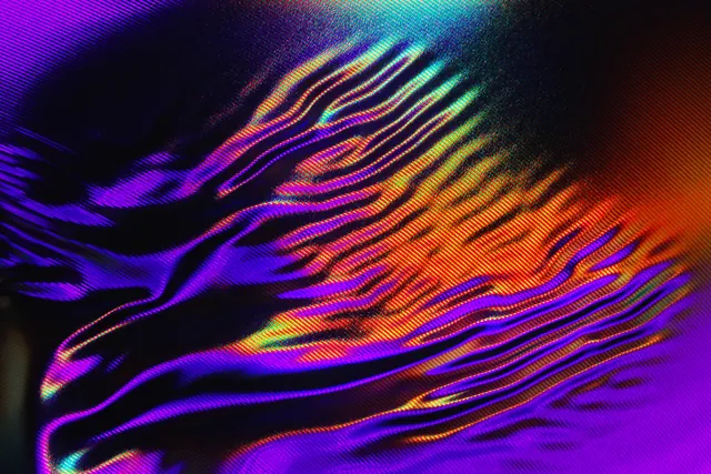 Iridescent Fluid Wave, gradient-heavy, y2k, vibrant