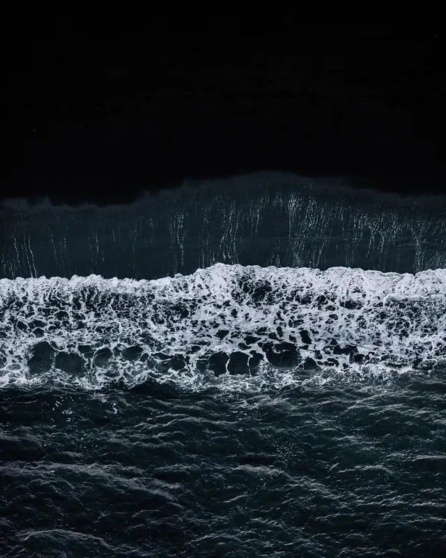 Ocean Wave Texture, monochrome, photographic, monochrome