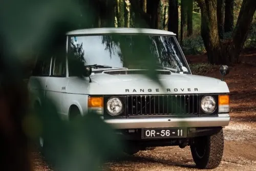 Vintage Range Rover Photograph, photographic, retro, light