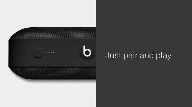 Bluetooth Speaker Product Mockup, minimal, corporate-clean, monochrome