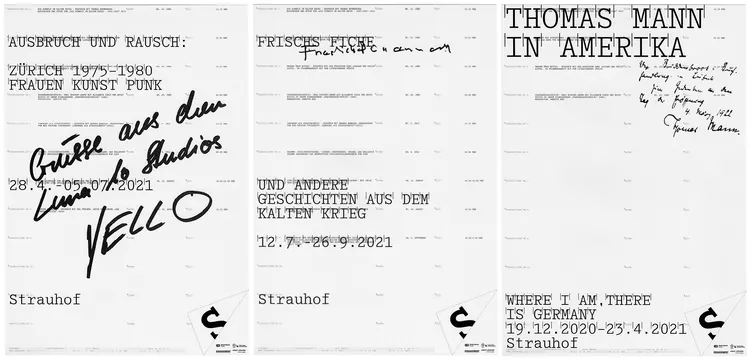 Thomas Mann in America Editorial Layout, swiss, minimal, high-contrast