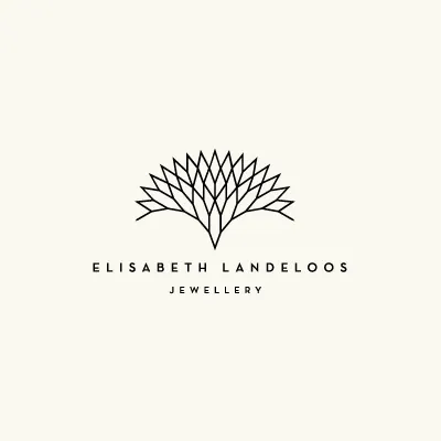 Elisabeth Landeloos Jewellery Logo, minimal, luxury, monochrome