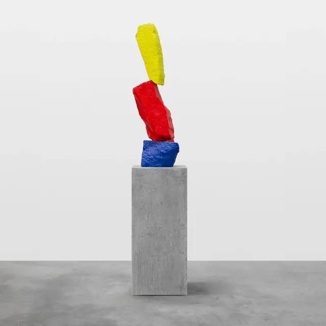 Abstract Primary Color Sculpture, minimal, abstract, vibrant