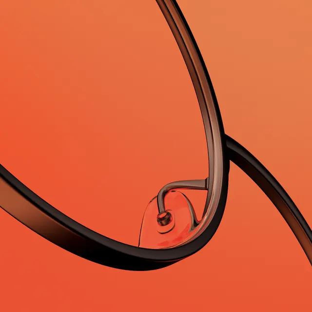 Abstract Eyeglass Frame Graphic, minimal, geometric, vibrant