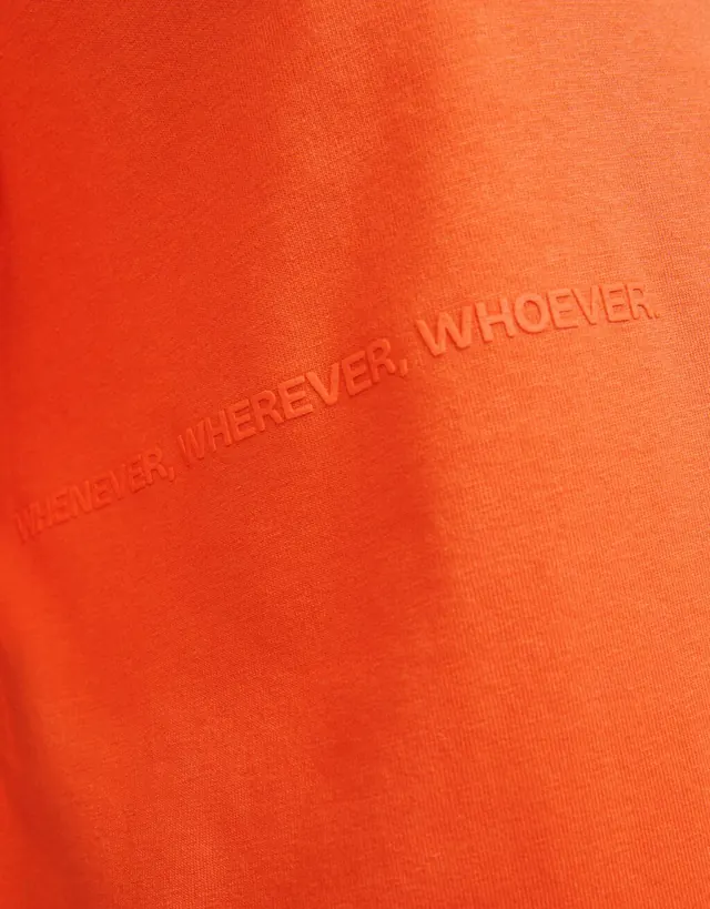 Orange Fabric Wordmark, minimal, organic, vibrant