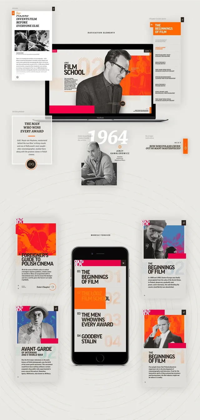 Editorial Layout and UI Design Reference, minimal, swiss, light