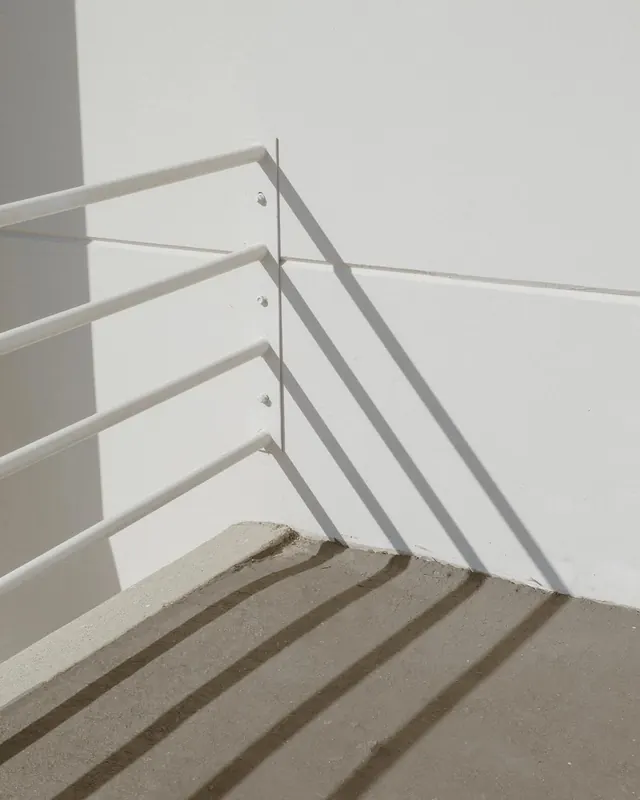 Minimalist Architectural Shadow Play, minimal, geometric, monochrome