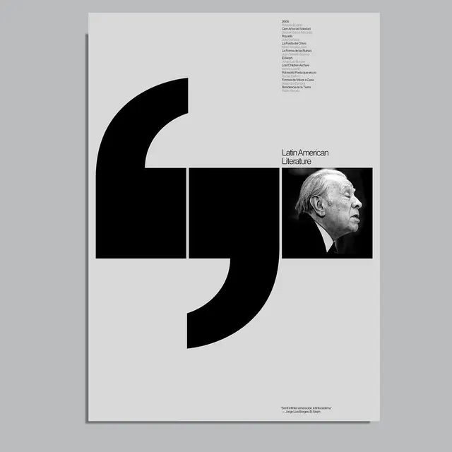 Minimalist Portrait Poster, minimal, swiss, monochrome
