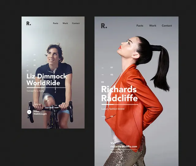 R. Magazine Editorial Layout, minimal, editorial, dark