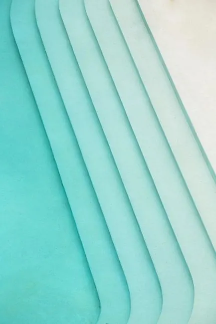 Abstract Blue Layered Graphic, minimal, geometric, cool