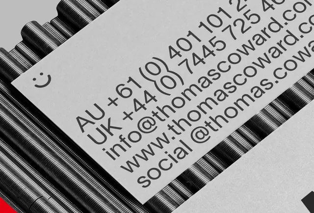 Contact Information Card Detail, minimal, technical, high-contrast