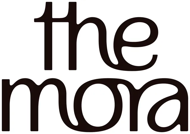 the mora wordmark, minimal, monochrome, monochrome