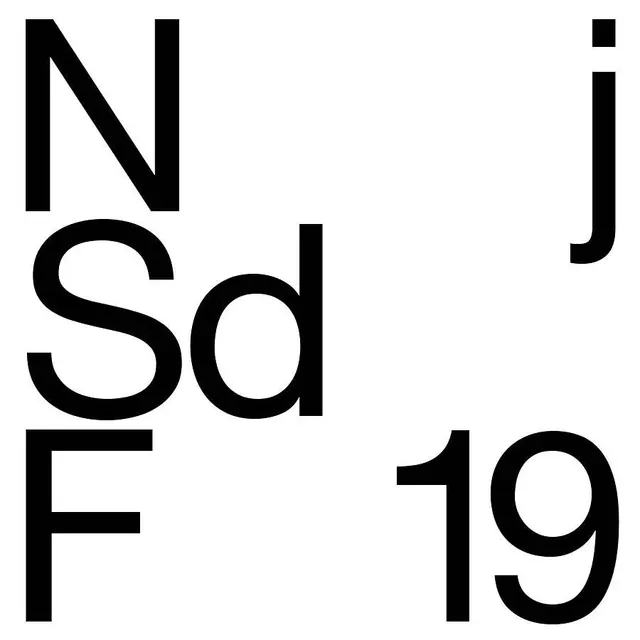 Abstract Typographic Composition, minimal, swiss, monochrome